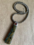 Labradorite & Garnet Necklace