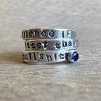 Sassy Stacks (Silence is better than bullshit, Iolite)