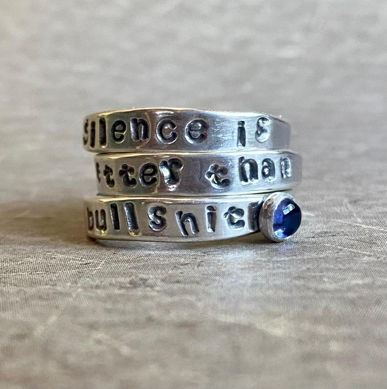 Sassy Stacks (Silence is better than bullshit, Iolite)