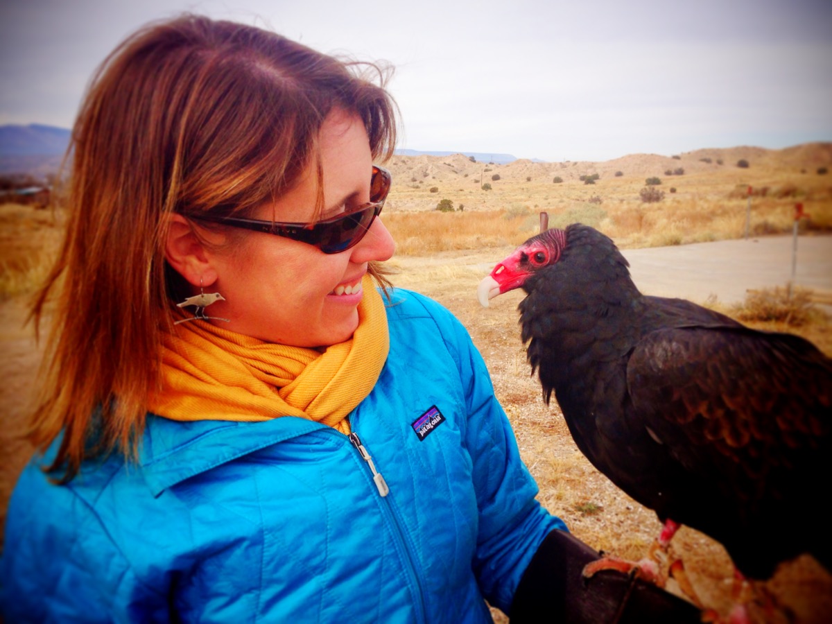 Christy and the turkey vulture